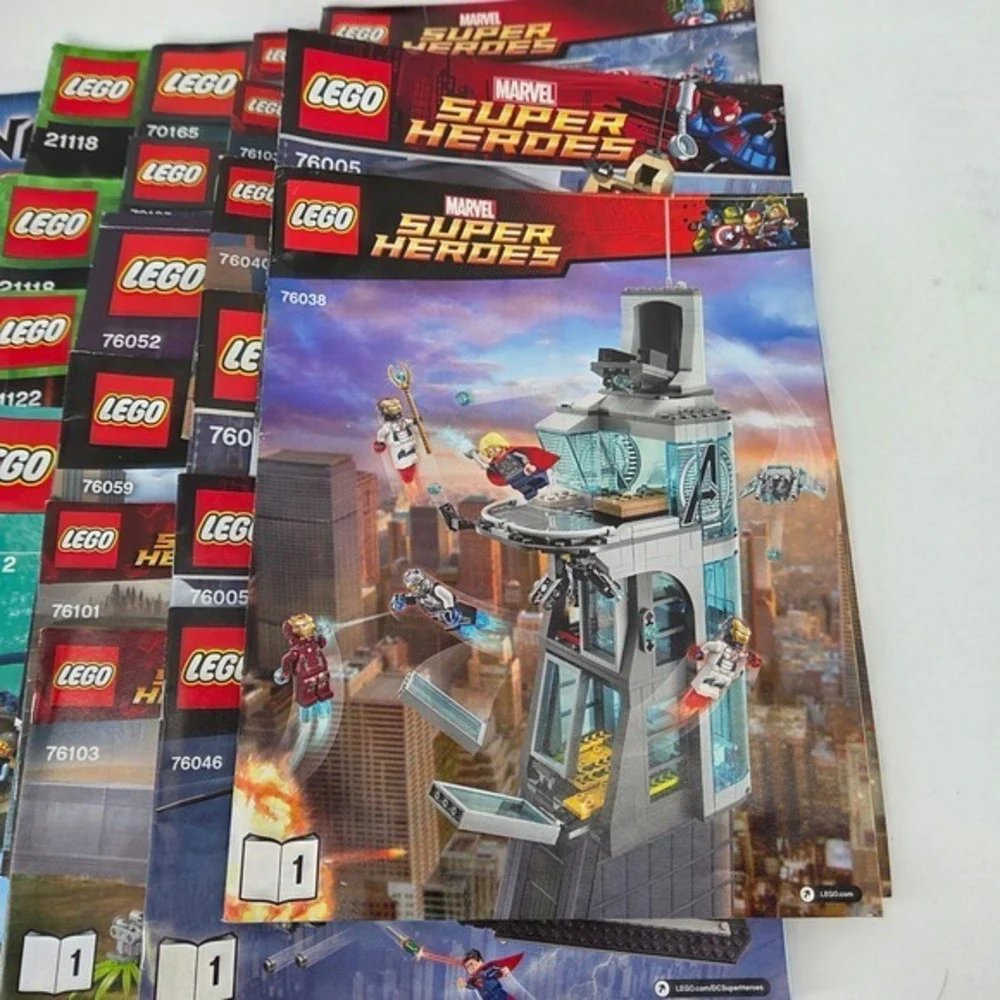 Lego Instruction Manual Only 60+ Plus Lot Ninjago Minecraft Heroes 21309 76042